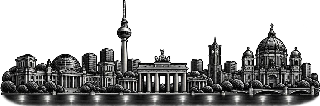 Berlin city skyline