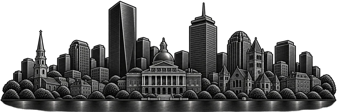 Boston city skyline