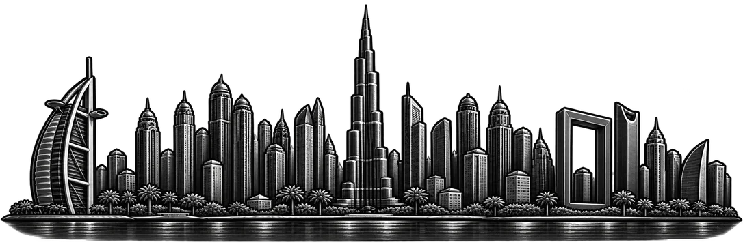 Dubai city skyline