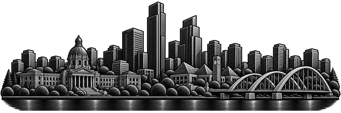 Edmonton city skyline