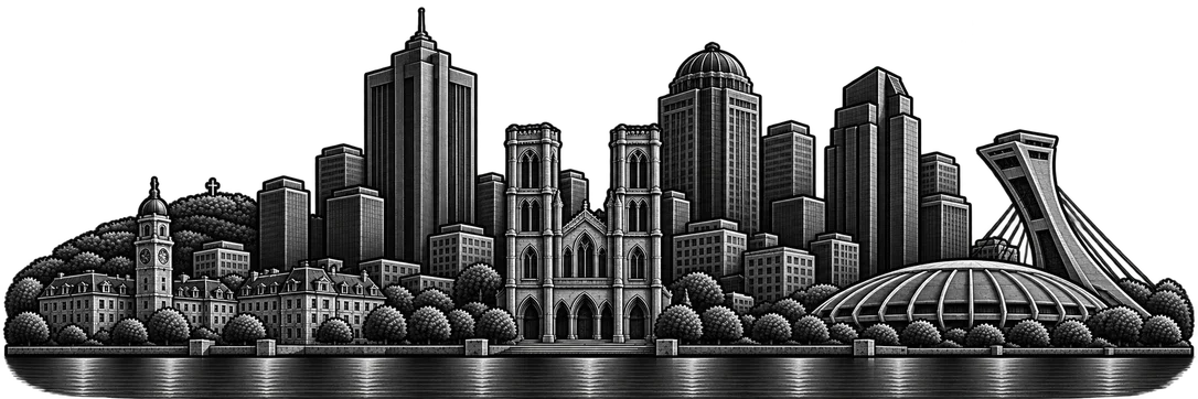Montréal city skyline