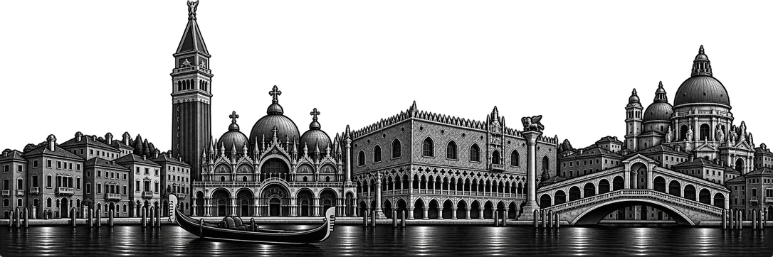 Venice city skyline