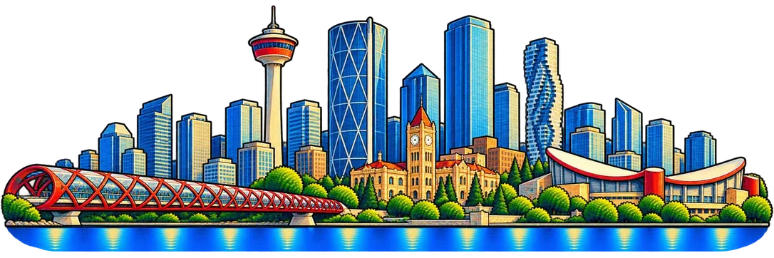 Calgary city skyline