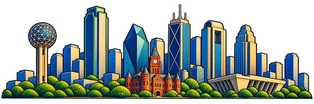 Dallas city skyline