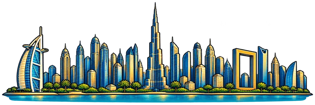 Dubai city skyline