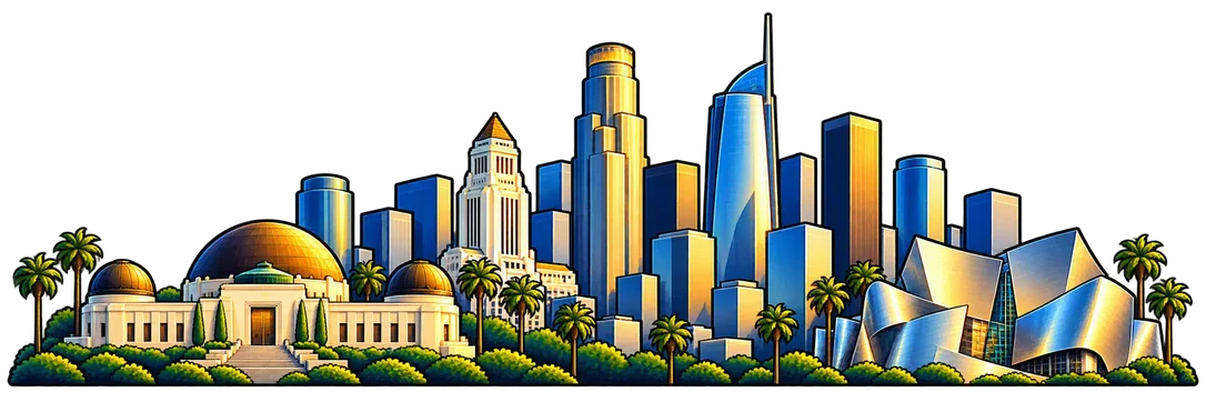 Los Angeles city skyline