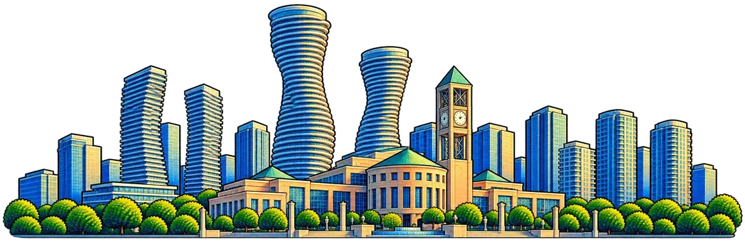 Mississauga city skyline