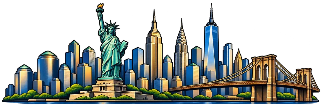 New York city skyline