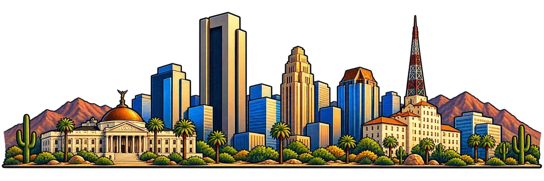 Phoenix city skyline