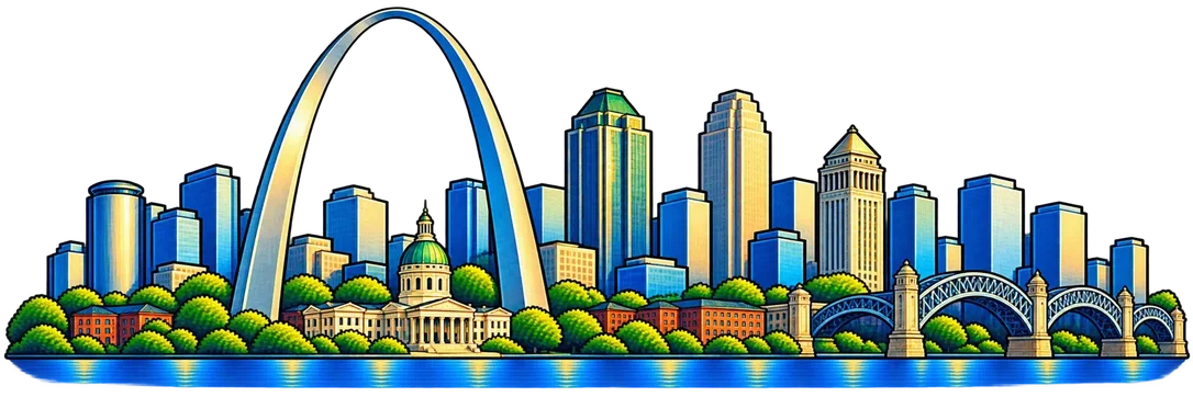 St. Louis city skyline