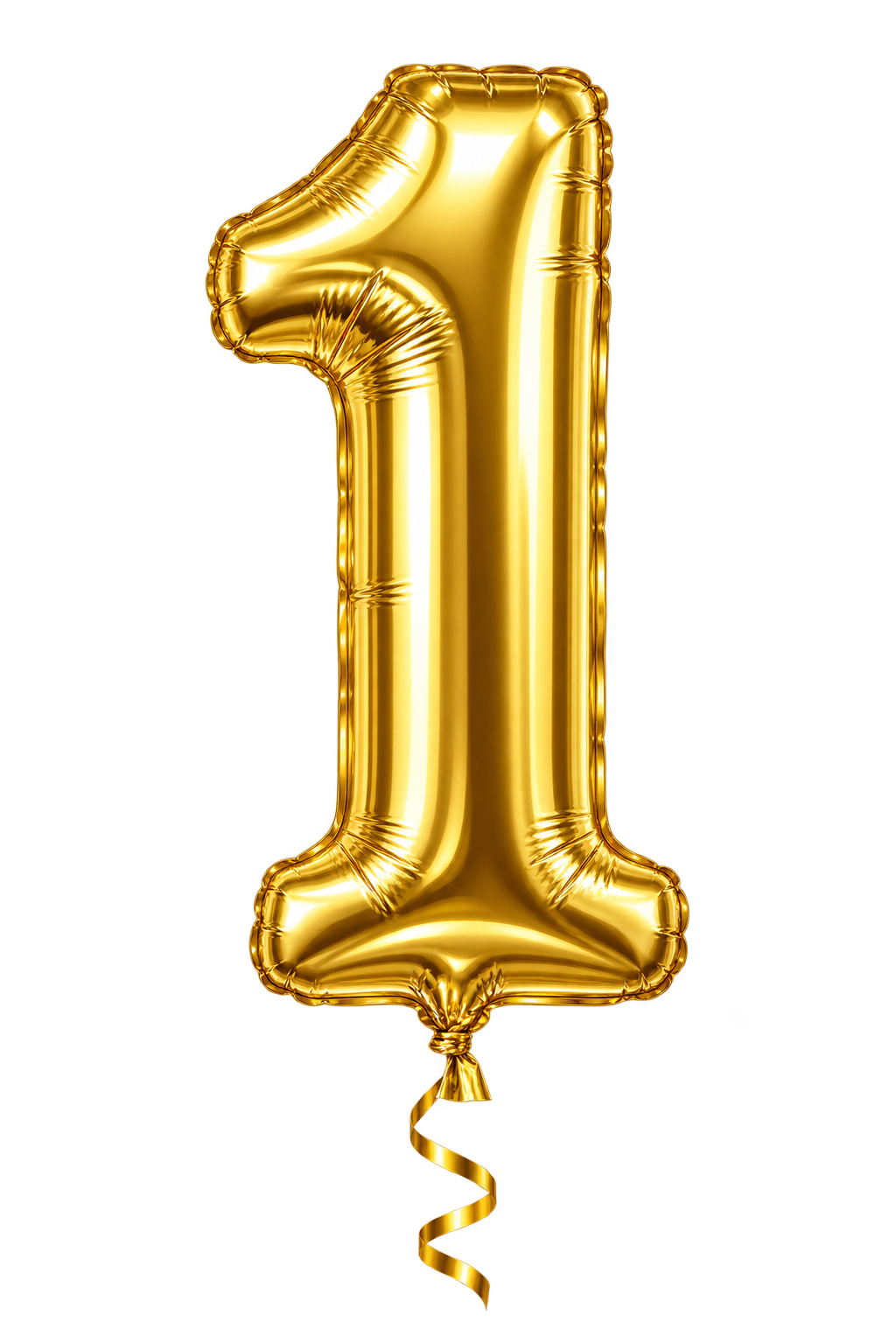 Number 1 balloon