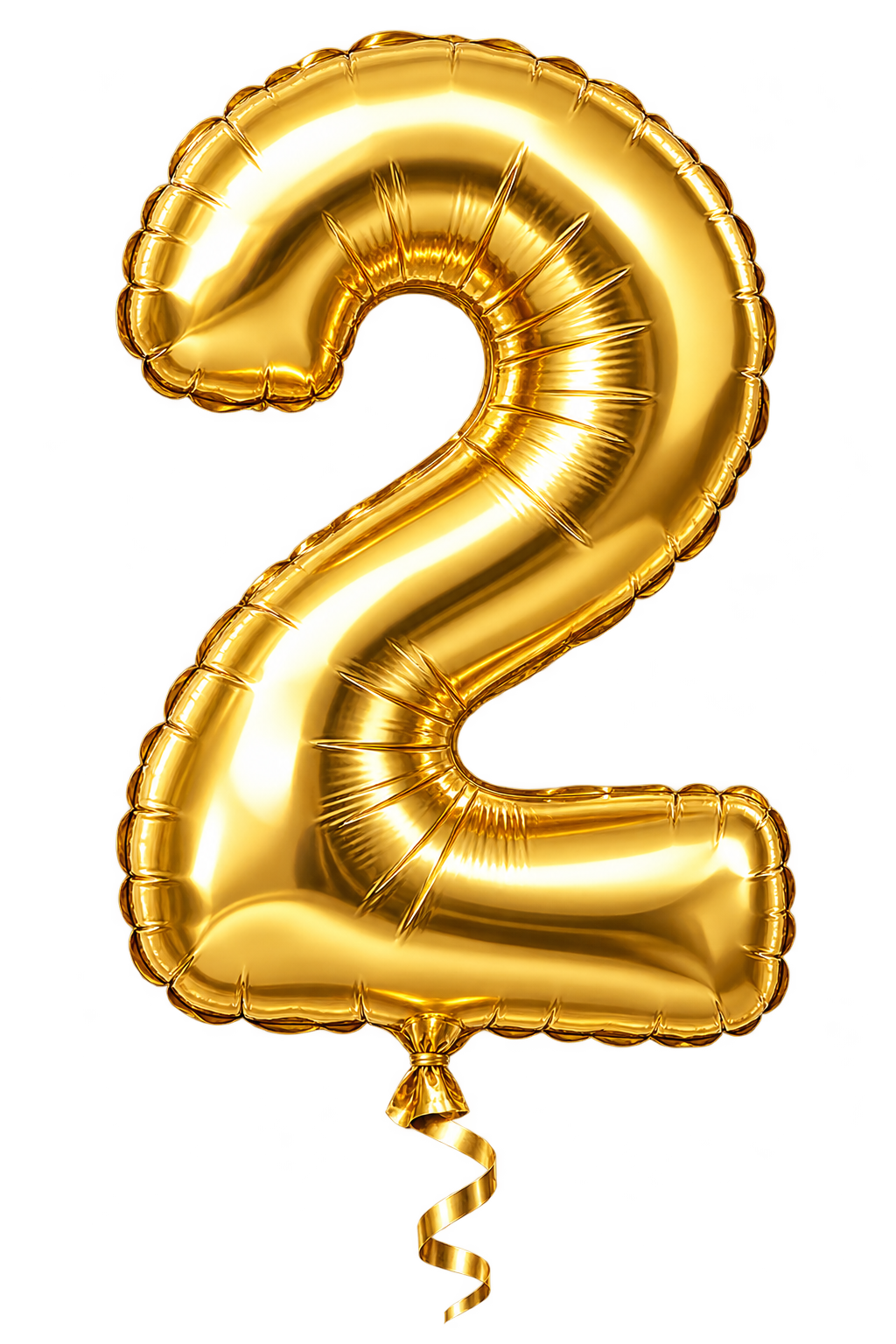 Number 2 balloon
