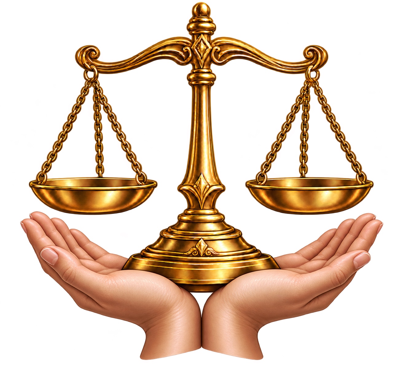 Hands Holding Scales