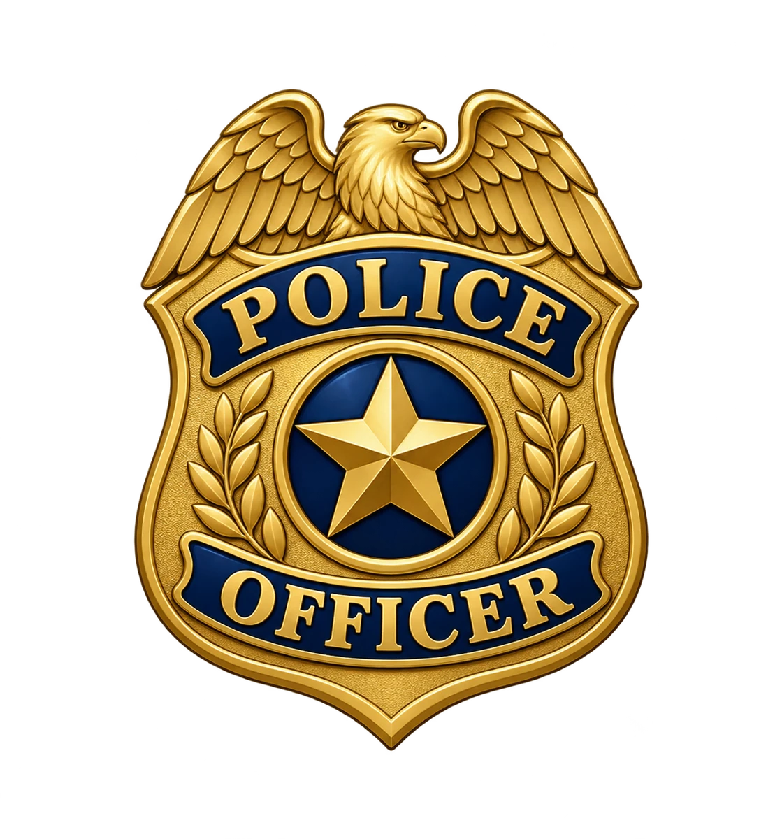 Police Officer shield badge