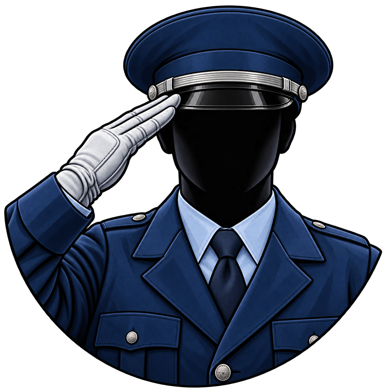 Air Force Dress uniform salute